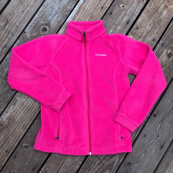 columbia pink fleece